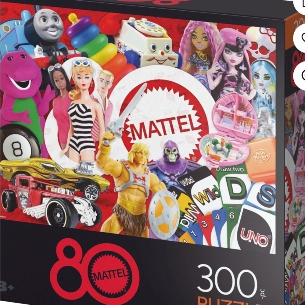 Mattel 80th Anniversary 300-Piece Puzzle